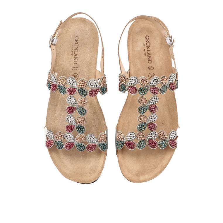 SANDAL SLIDE KULIT GRUNLAND WANITA ORIGINAL SLINGBACK BRANDED GRW24