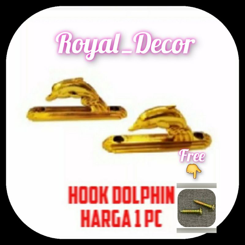 hook lumba/sangkutan murah/kaitan gorden/free sekrup/cantolan minimalis