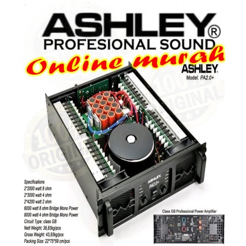 Power Ashley PA 2.0+ Amplifier Class GB ashley pa2.0+ ORIGINAL