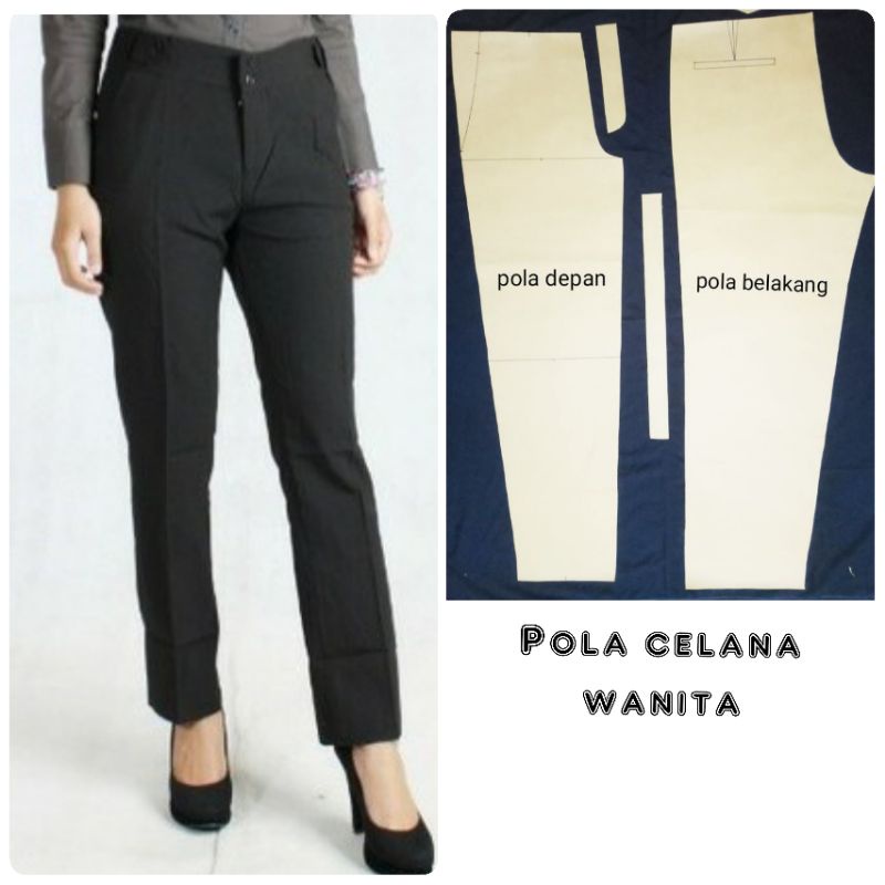 pola celana wanita