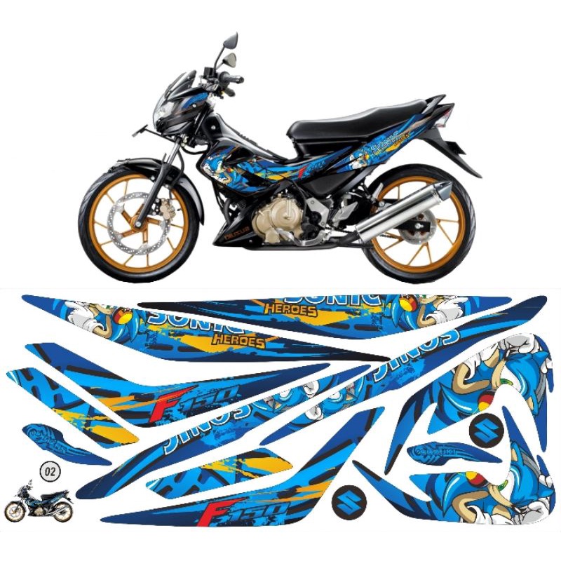 striping suzuki satria fu/decal variasi satria fu