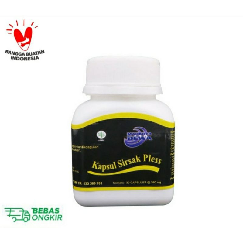 

SIRSAK PLESS Kapsul Herbal Jamu Obat ANTI KANKER Tumor Mioma Kista ANTIOKSIDAN 30 Kapusl