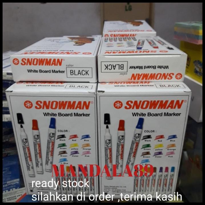 

Vanila | Spidol Snowman White Board Bg.12