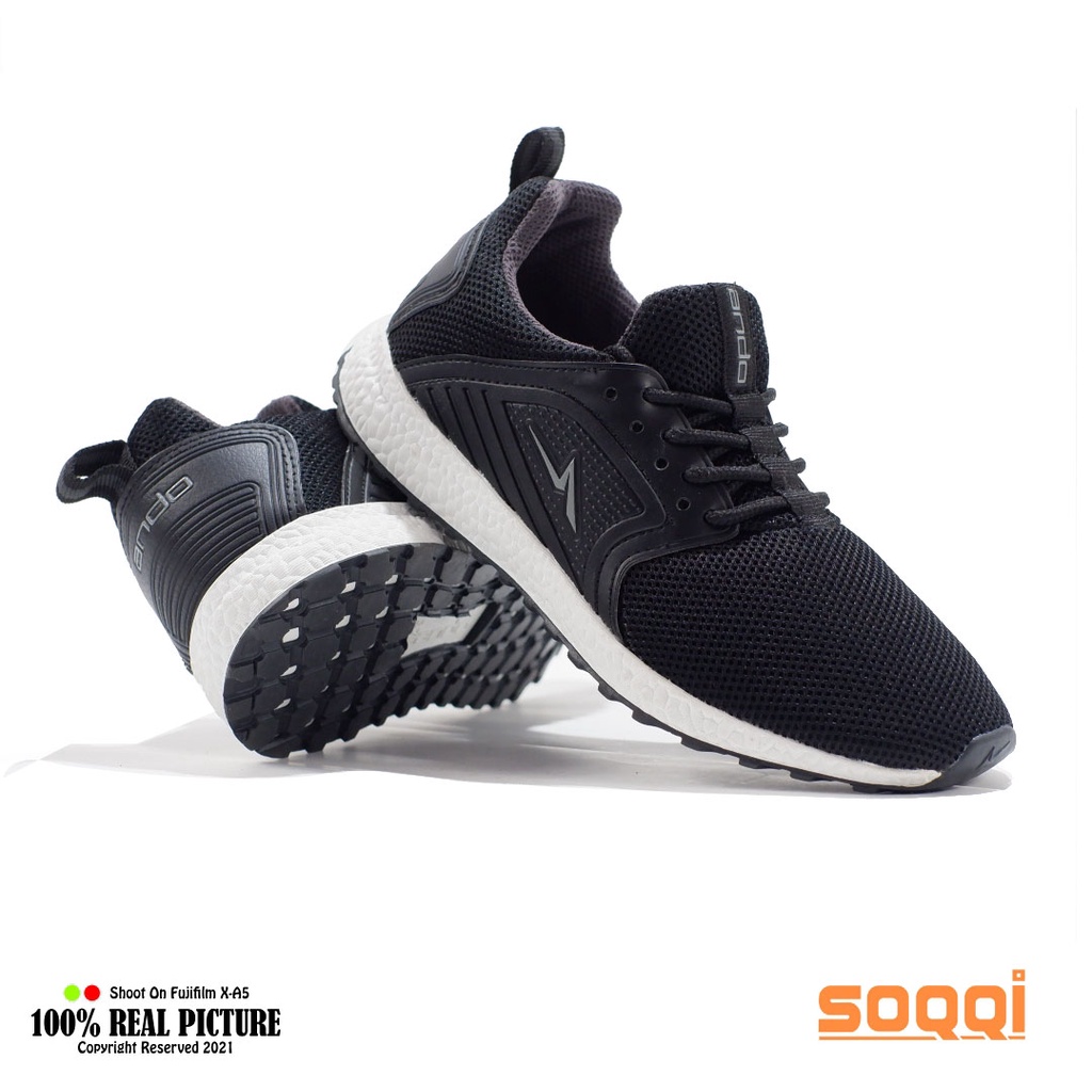 Sepatu sneakers tali original sepatu anak cowok laki laki tanggung model sekolah sport branded Ando Equator - boaz jt promo murah cod keren 35-38