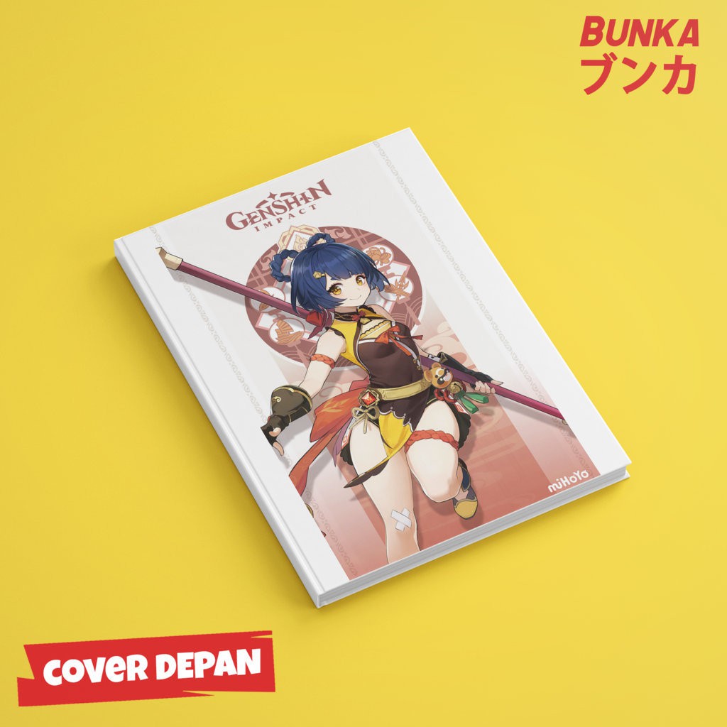 

Notebook Game Genshin Impact Xiangling Hardcover A5 Buku Tulis Catatan Notes Agenda Planner Jurnal
