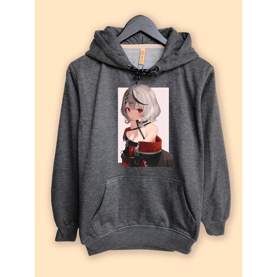 Jaket Hoodie vTuber Hololive Sakamata Chloe Anime