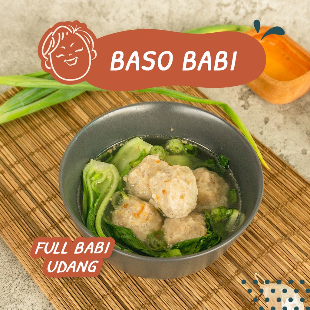 

Baso Babi Udang / Bakso Babi Udang Kuah (Frozen)