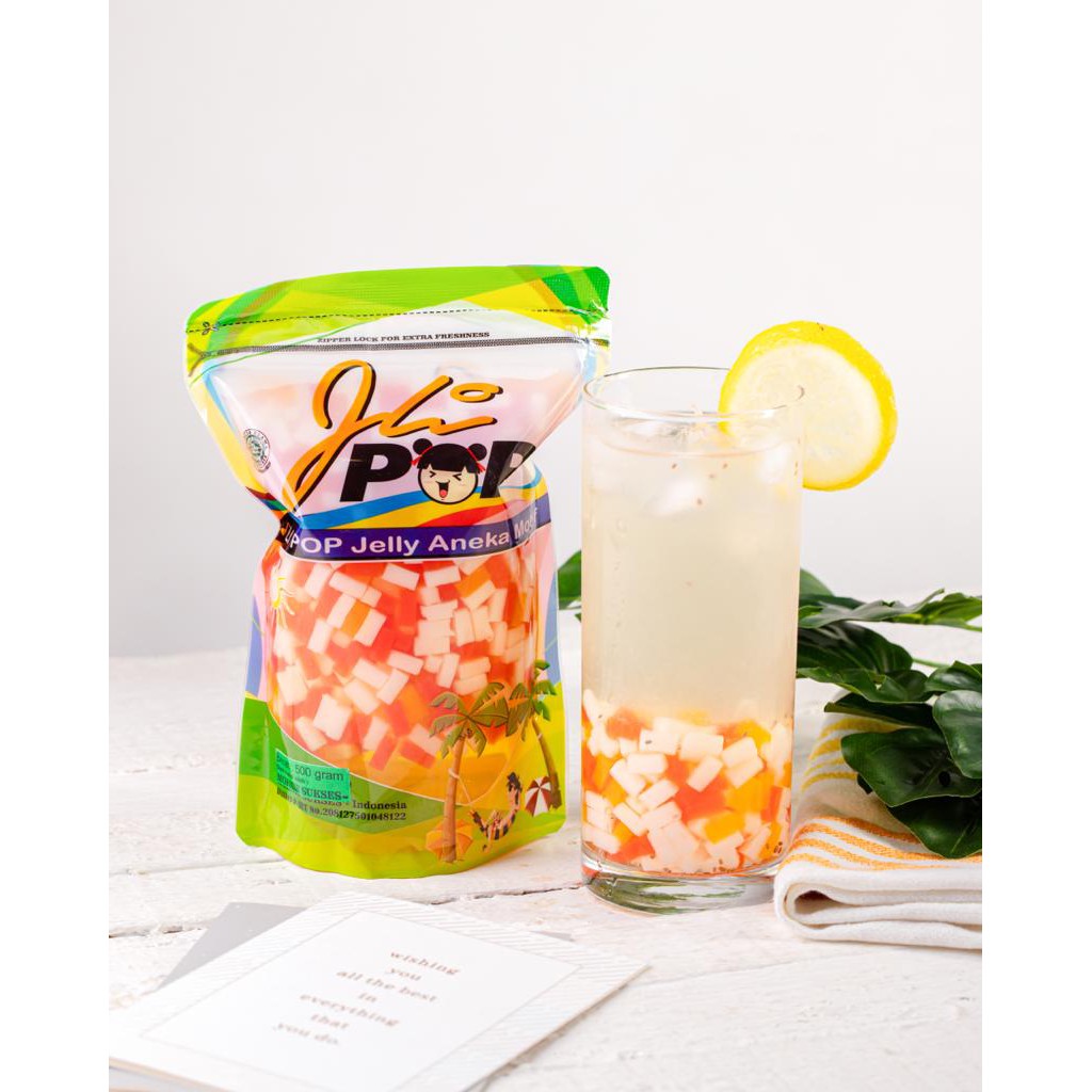 Rainbow Jelly Premium 600gram - Topping Minuman - Jelly Motif