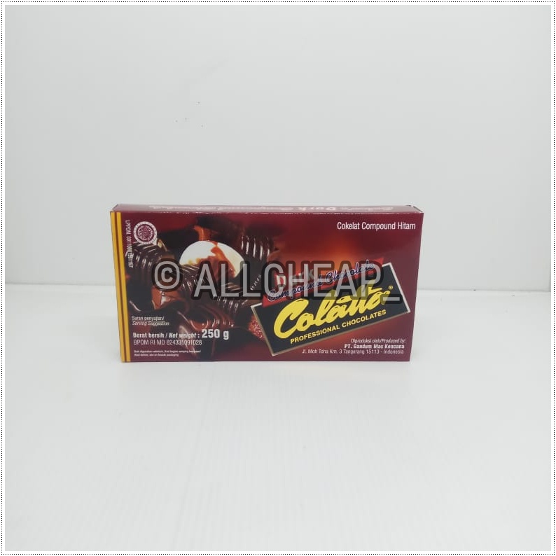 PROMO SHOPEE COLATTA DARK COMPOUND chocolate 250gr