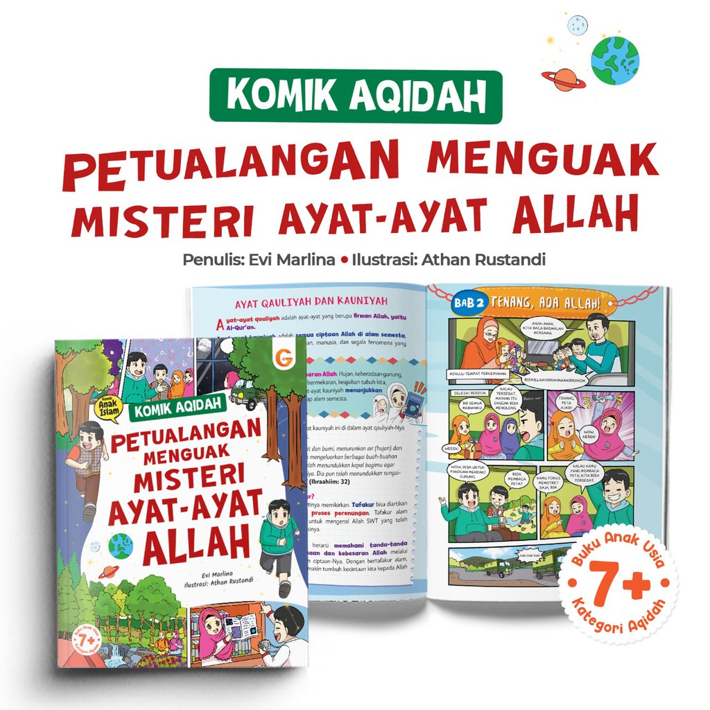 Buku Anak - Komik Aqidah : Petualangan Menguak Misteri Ayat - Ayat ...