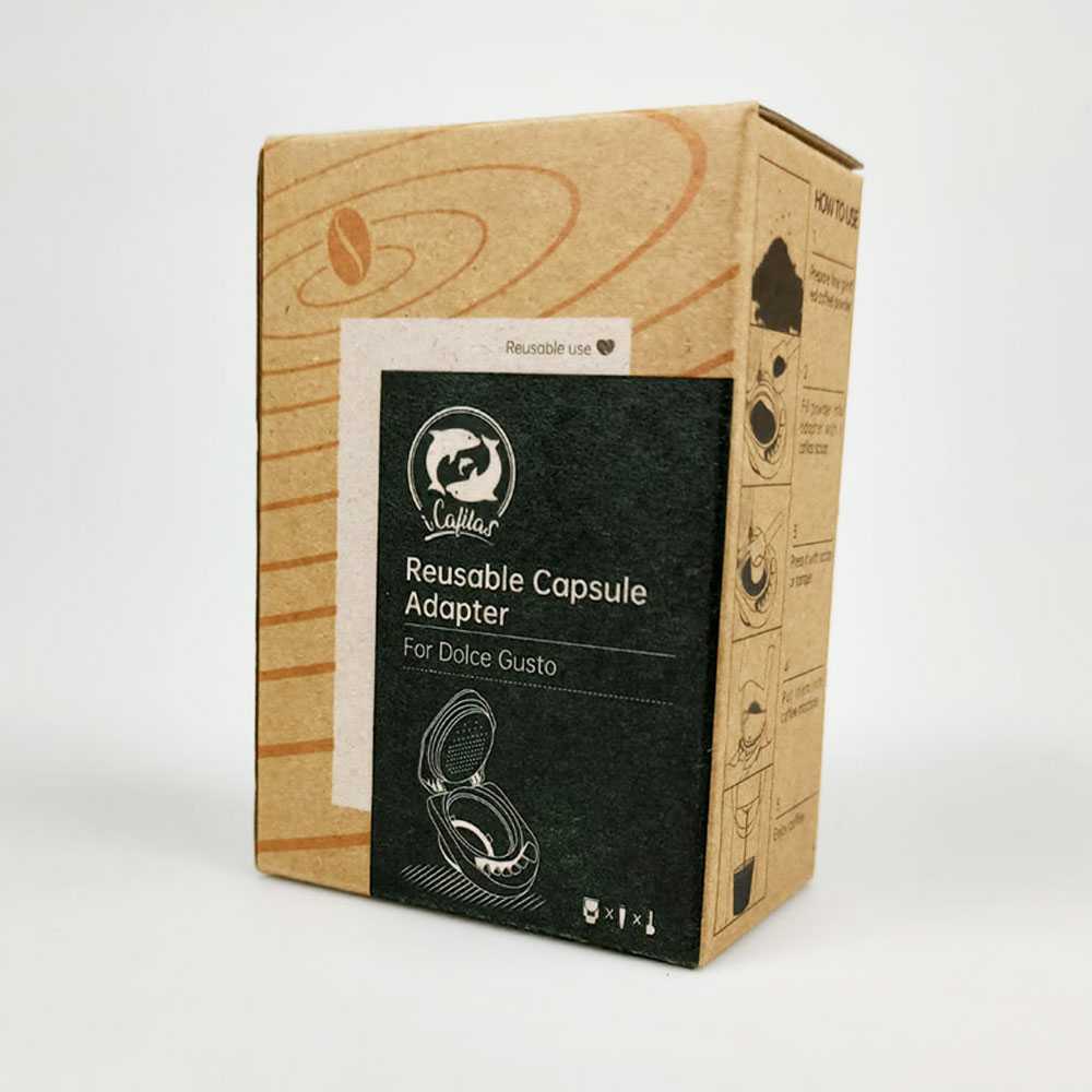 TD - DPR Icafilas Adaptor Reuseable Capsule for Nescafe Dolce Gusto