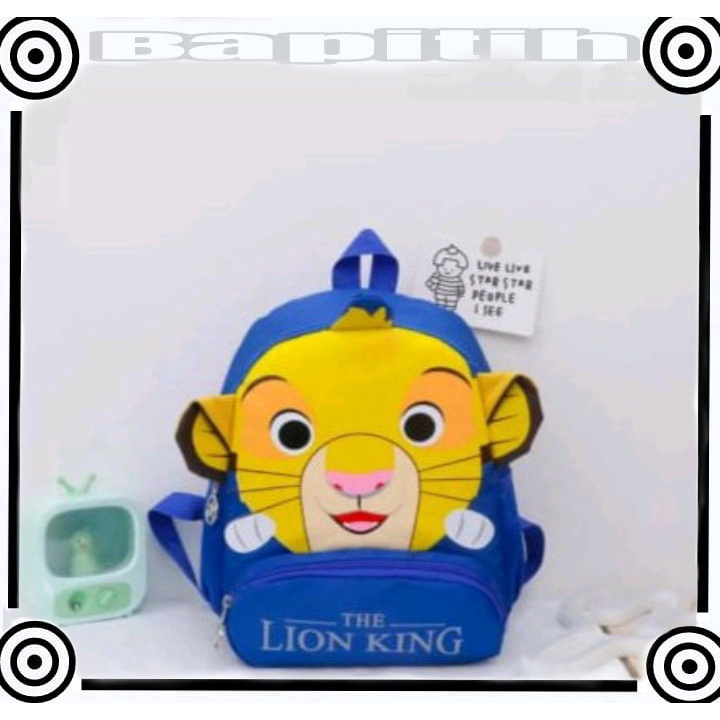 BPT TAS RANSEL ANAK SEKOLAH FASHION IMPORT RA001 LION KING