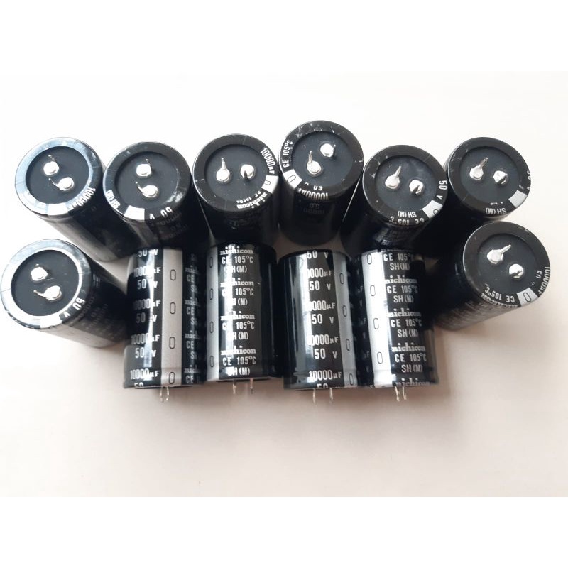 NICHICON 50V SUPER BLACK ELCO NICHICON 10000uf 50 V 50V ORIGINAL ASLI