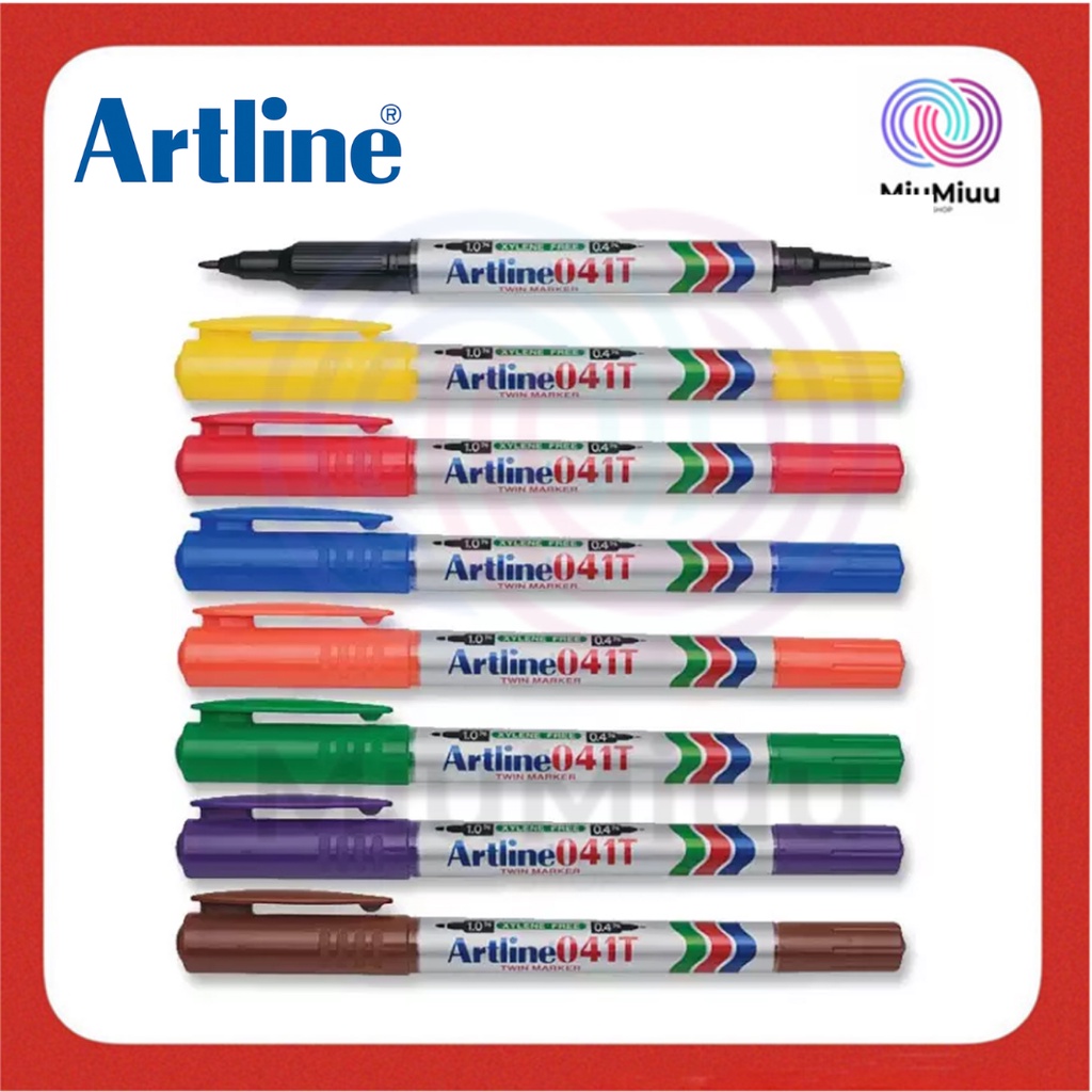 

SPIDOL PERMANENT TWIN MARKER ARTLINE EK-041T