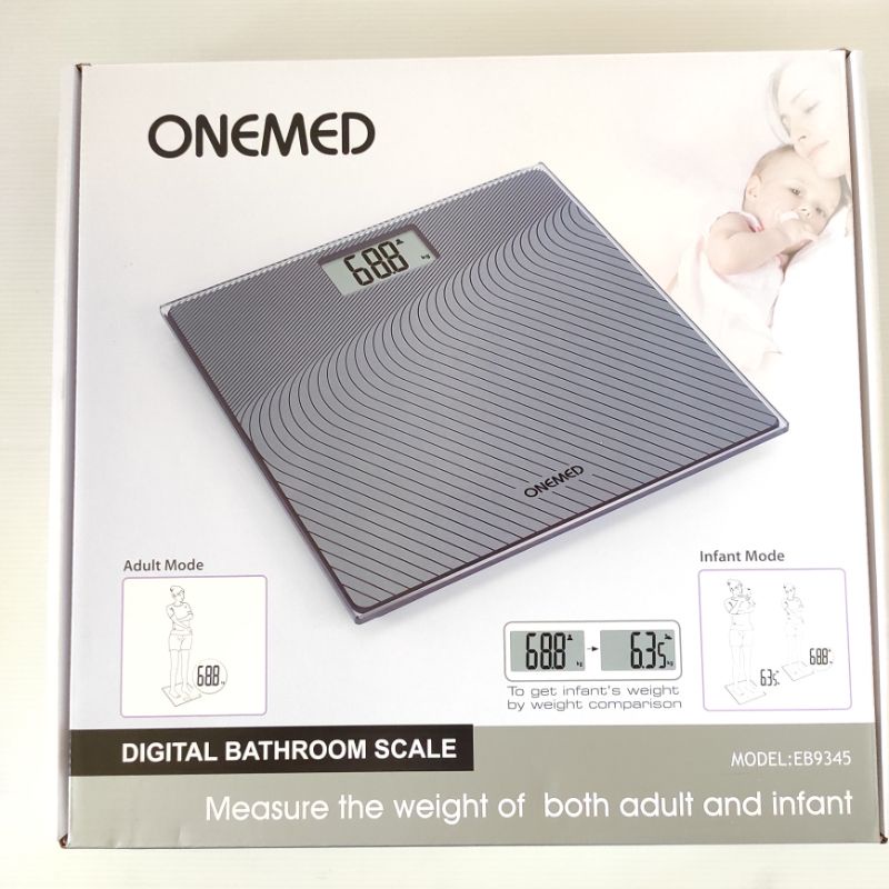 Timbangan badan digital ibu dan bayi EB 9345 Onemed