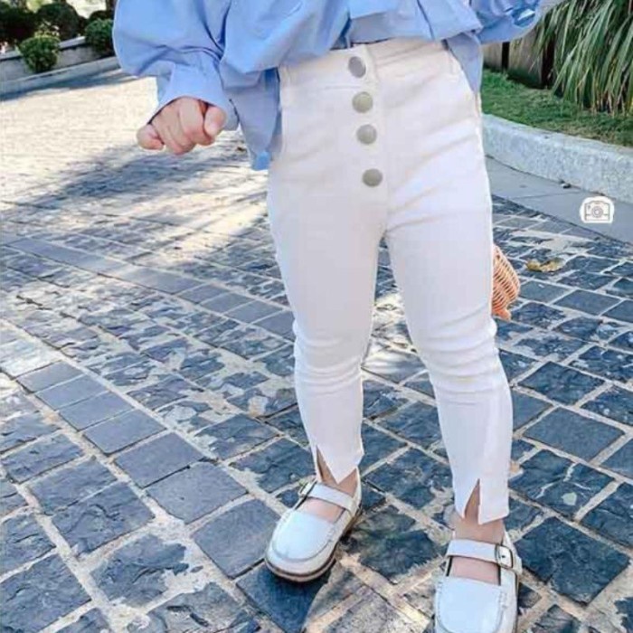 

[GRATIS ONGKIR] [507193-WHITE] - Celana Panjang Jeans Pensil Slim Fit Anak Perempuan - 2 Tahun TERJAMIN