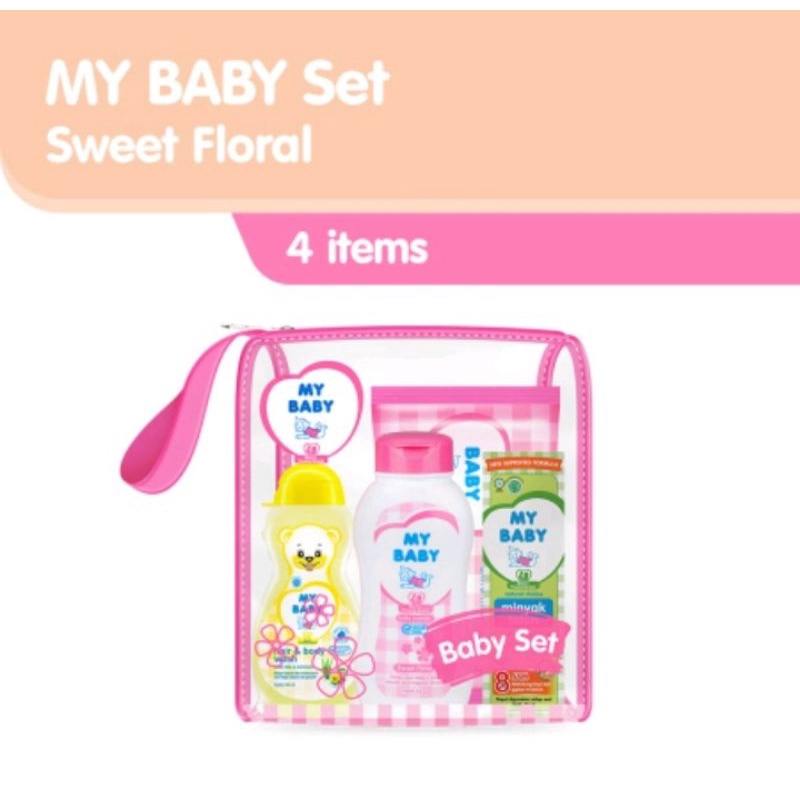 MY BABY Set 4 items - 1 Set Perlengkapan Mandi Bayi MYBB001