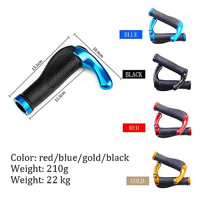 2Pcs/Pair Cycling Handle Grips Handlebar Cover Bicycle Mountain Bike Parts Horn Handlebars Bar End