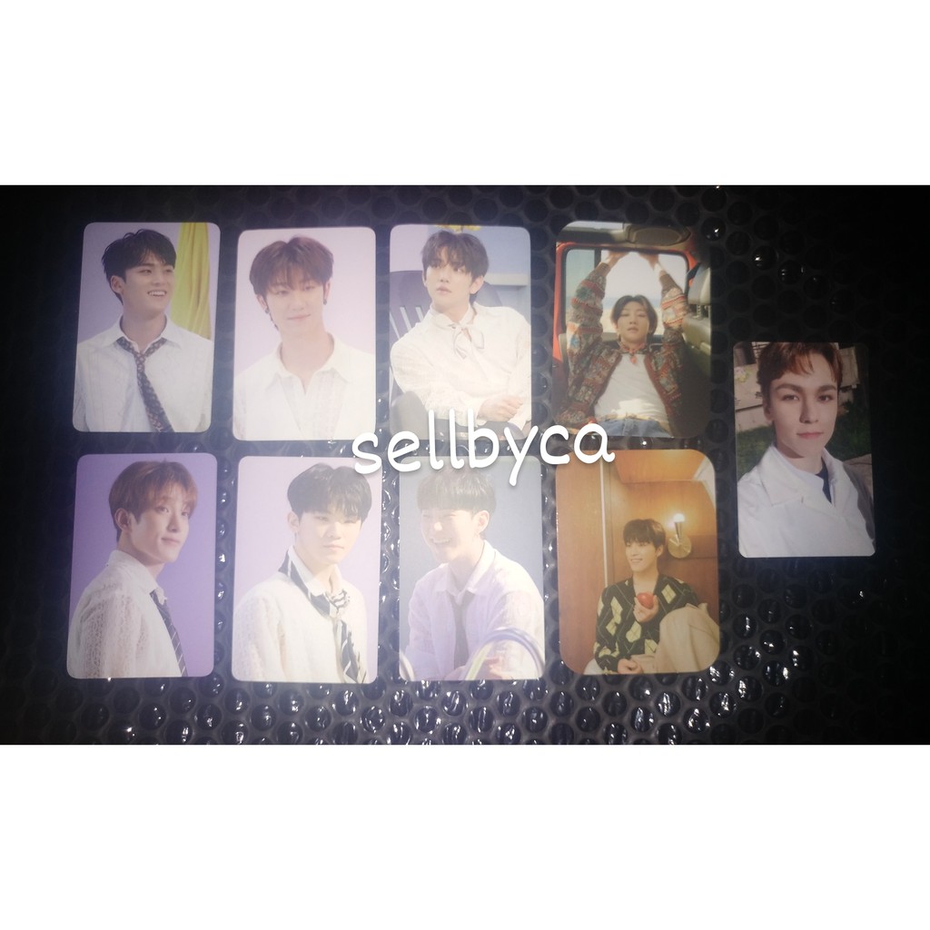 Benefit henggarae seventeen ktown4u weverse photocard vernon mingyu the8 dk joshua hoshi woozi