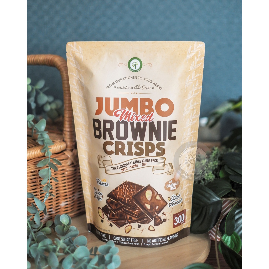 

BROWNIE CRISPS JUMBO - MIXED 300GR