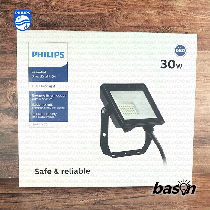 PHILIPS BVP150 30W 220V SWB LED Flood Light - Lampu Sorot Outdoor IP65