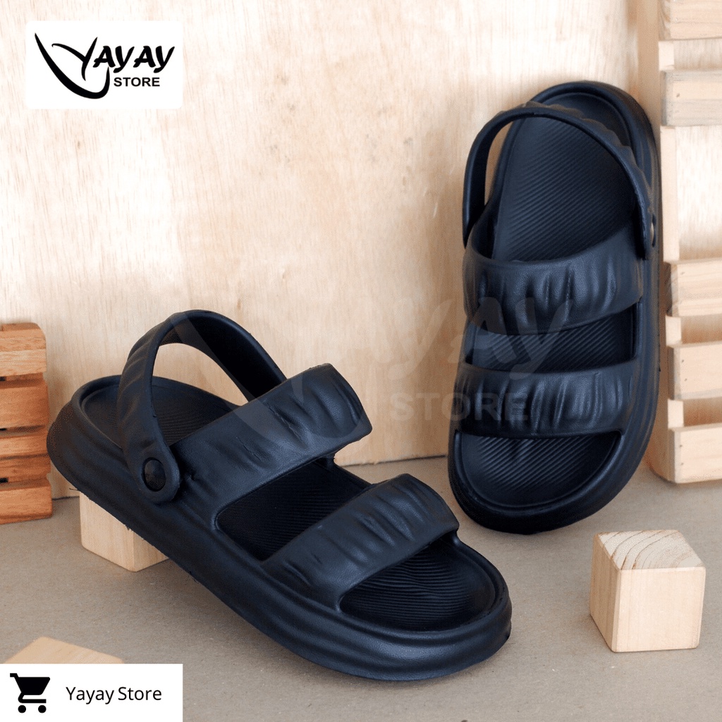 Sandal Rumah Karet / Sandal Slop Eva Wanita Soft Slipper Anti Slip anti air Dan Empuk