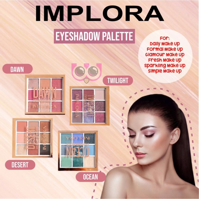 Implora NEW Eyeshadow Palette / Desert Dawn