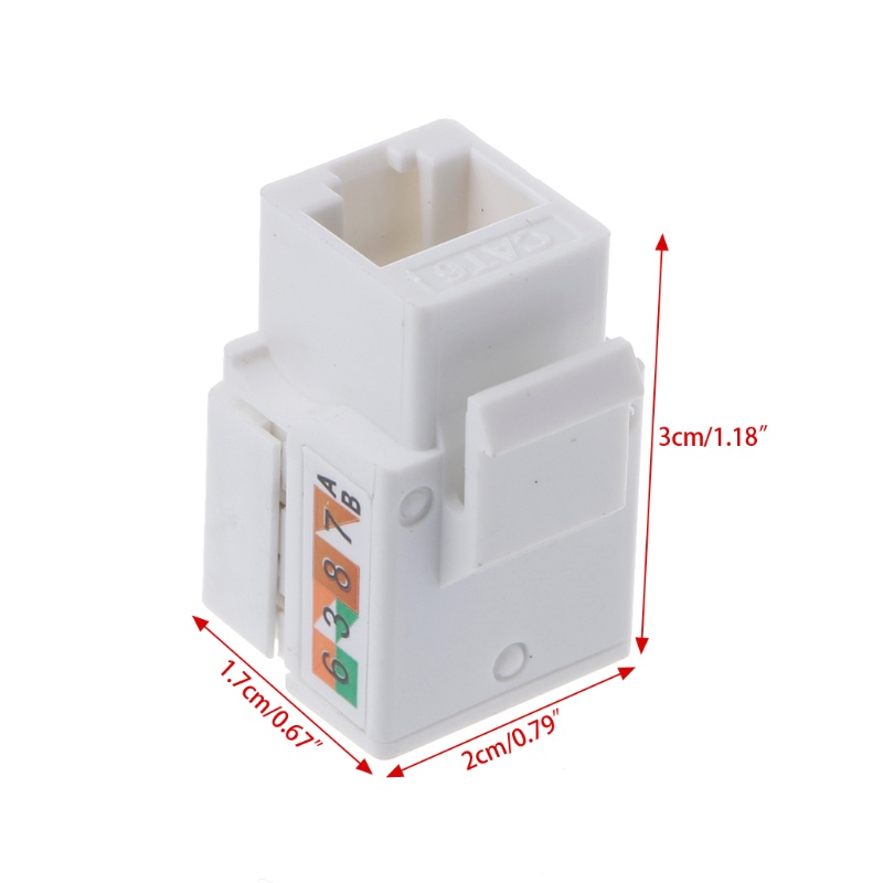 Btsg Adapter Konektor Soket Jack Ethernet Cat6 RJ45