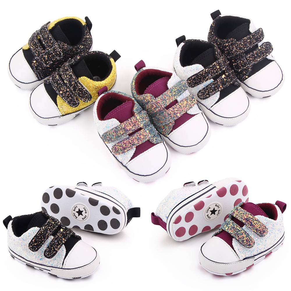 babyfit GLITTER SPECIAL prewalker sepatu bayi anak sneakers baby shoes import mb-711r