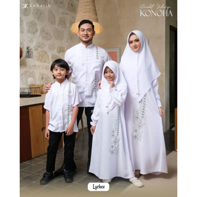 FAMSET KONOHA BY KUKASIH KOKO PUTIH DEWASA