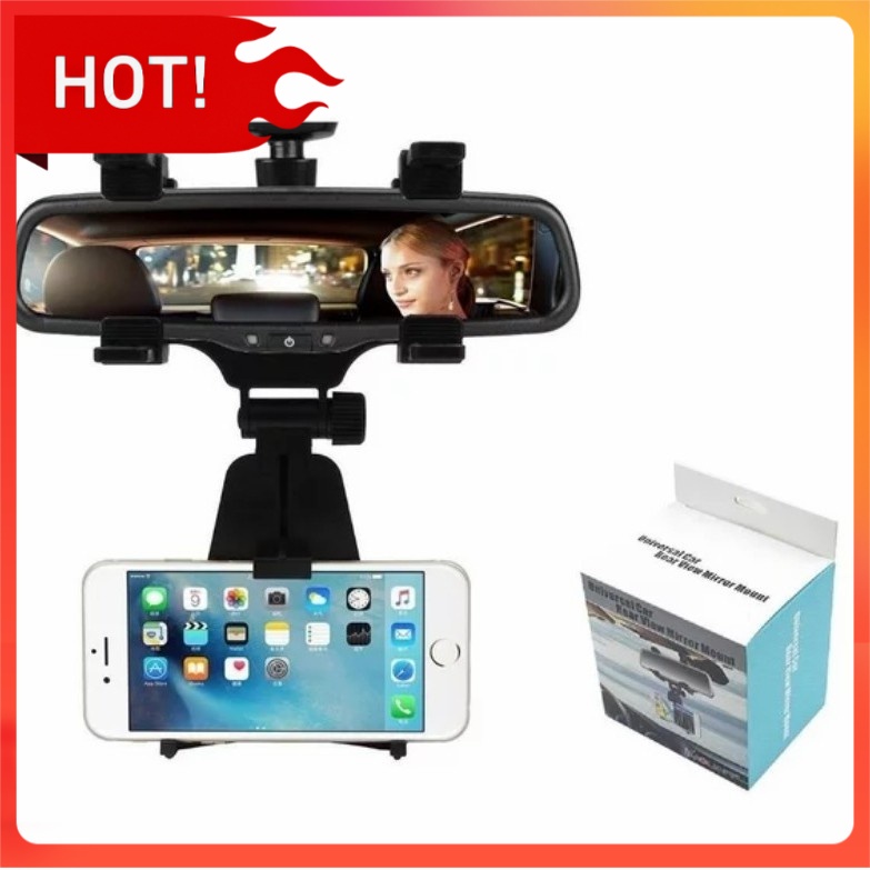 PEGANGAN HP MOBIL HOLDER HP HANDPHONE MOBIL KACA SPION MIRROR MOUNT