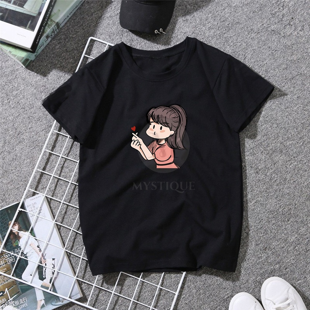 MYSTIQUE.ID-BAJU KAOS CHUU T-SHIRT LUCU DAN AESTHETIC