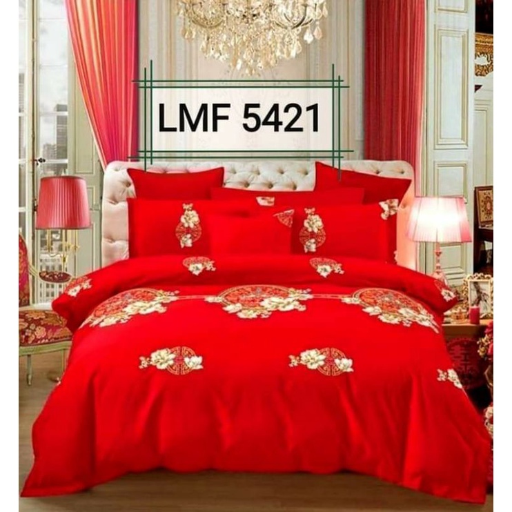 ✔BEST SELLER‼ SPREI KATUN JEPANG WEDDING MERAH/SPREI PENGANTIN MERAH/SPREI SANG JIT MERAH