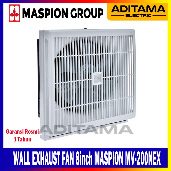 MASPION WALL EXHAUST FAN 8 Inch MV-200NEX / EXHAUST MASPION MV200 NEX MV 200 NEX