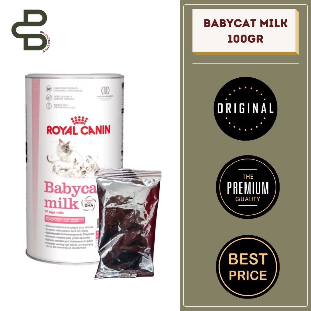 ROYAL CANIN BABYCAT MILK / SUSU KUCING 100GR (PER SACHET TANPA KALENG)