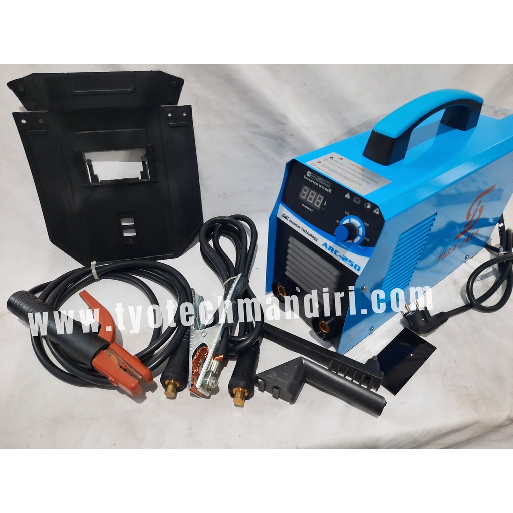 MESIN LAS IGBT INVERTER WELDING MACHINE MMA ARC 250A merk TIGA JAYA
