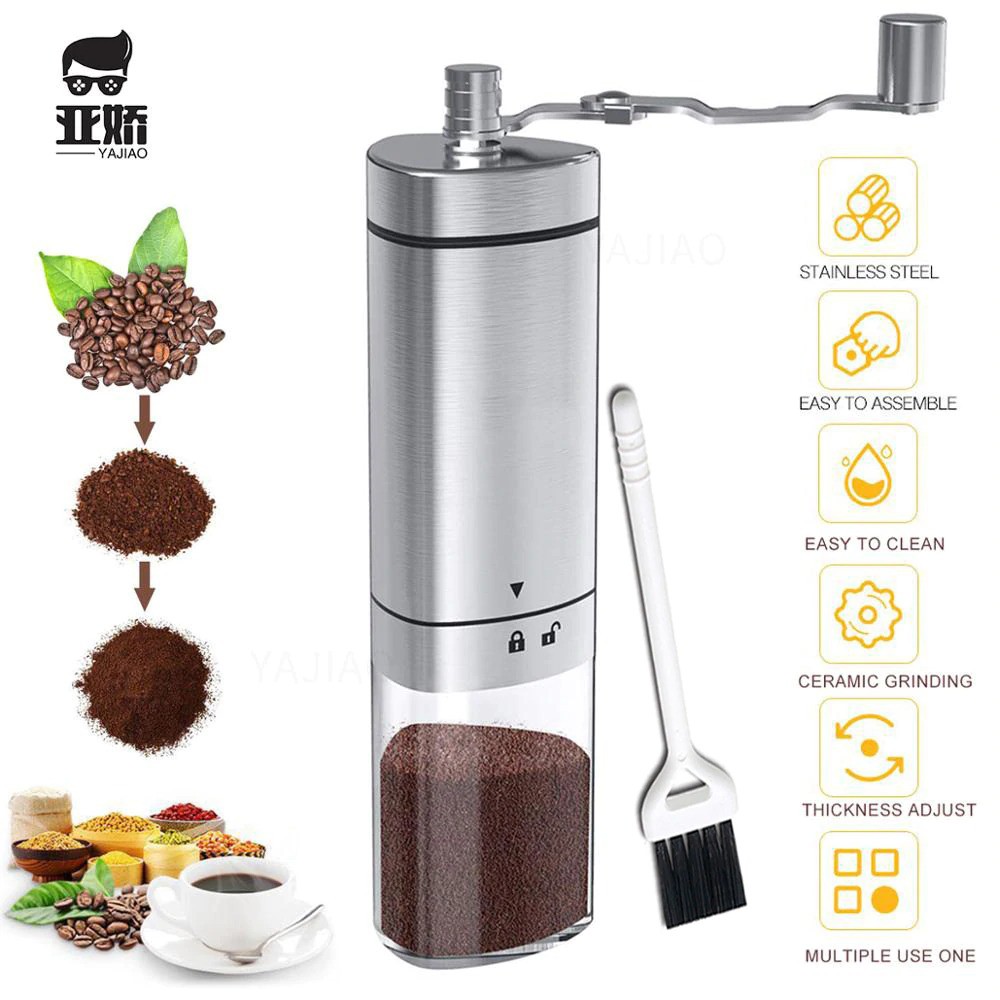 BAYAR DI TEMPAT Alat Penggiling Kopi Manual Coffee Grinder Portable