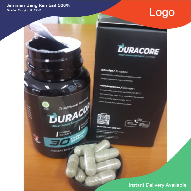 DURACORE ASLI ORIGINAL OBAT HERBAL STAMINA HERB - PEMBESAR PENIS PRIA AMPUH BERKUALITAS BPOM Dijamin