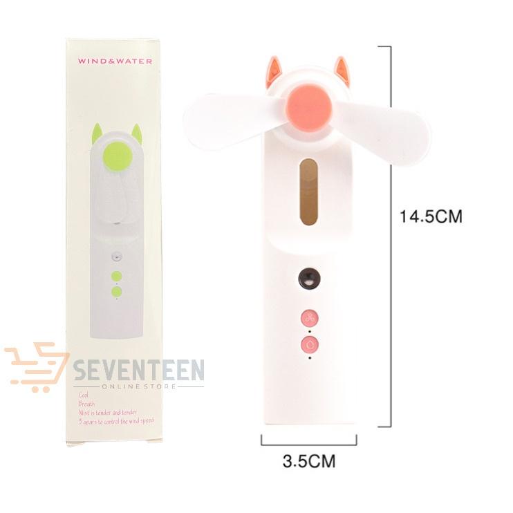 ◄ SEVENTEEN NANO SPRAY KIPAS ANGIN PORTABLE 2IN1 PELEMBAB WAJAH MIST SPRAYER MOISTURIZING ATOMIZATIO