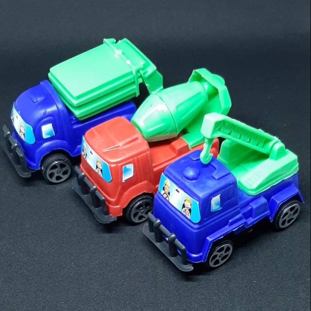 Mobil mini pullback truck anak toys murAh