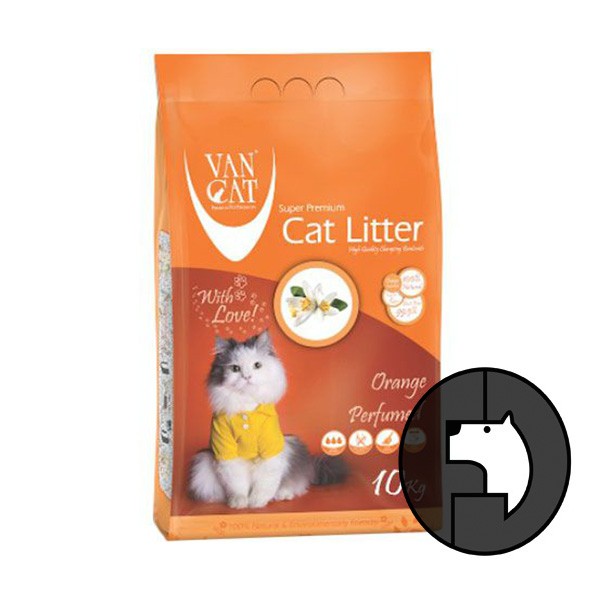 van cat 20 kg orange perfumed cat litter pasir wangi