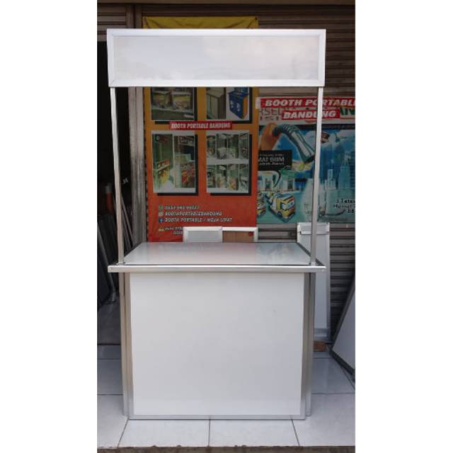 Booth portable/meja lipat portable murah/meja dagang lipat alumunium