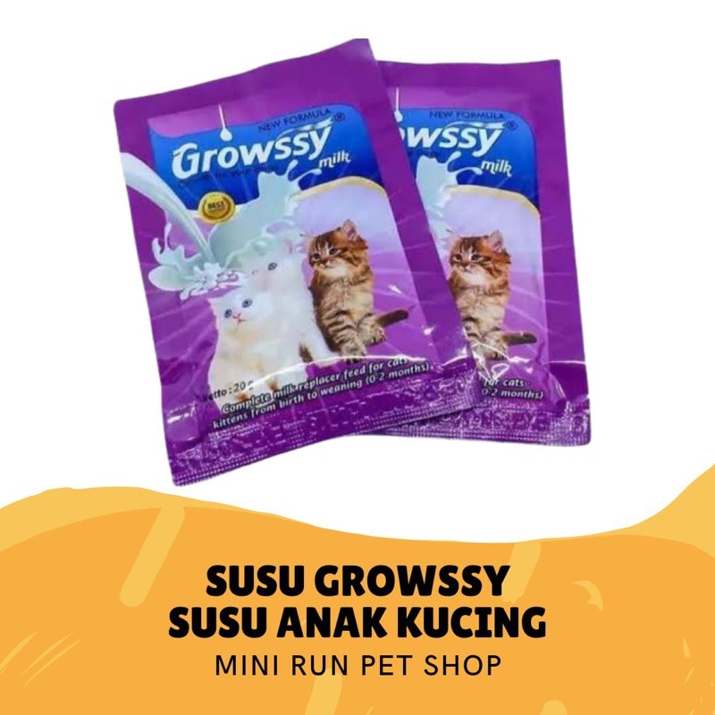 Susu Growssy Kucing / Susu Growssy Anak Kucing / Susu Anak Kucing / Susu Kucing
