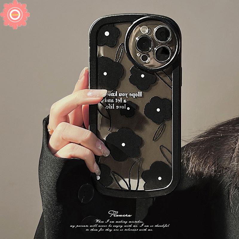 Soft Case TPU Glossy Motif Bunga Untuk Realme C35 9i C15 C25Y C11 C25 C31 C12 C20 C21Y C25s 6i C3 5 C20A 30A 50A