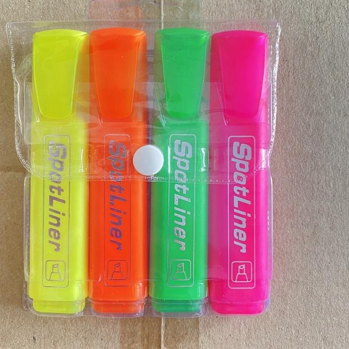 

ヶ Highlighter Stabillo Van-Art XL-102 isi 4 pcs か