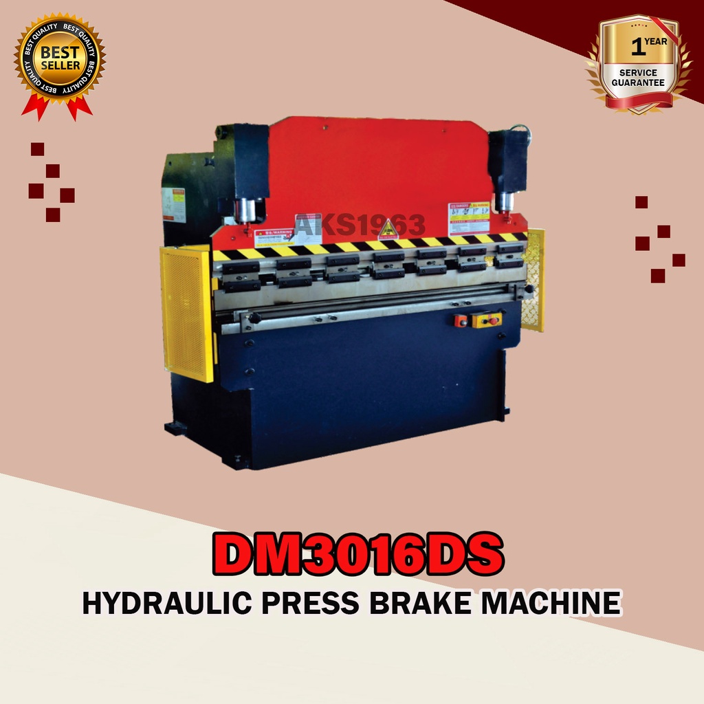 Mesin Bending Tekuk Plat Besi Hydraulic Press Brake 30Ton - DM3016DS