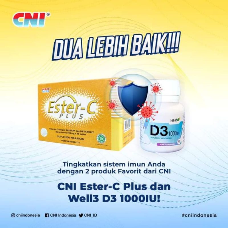 EsterC Plus CNI Vitamin melawan Covid