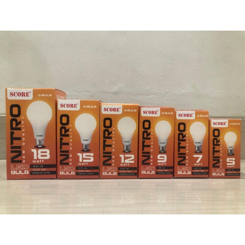 BOHLAM LED / LAMPU LED SCORE NITRO PAKET 10 PCS