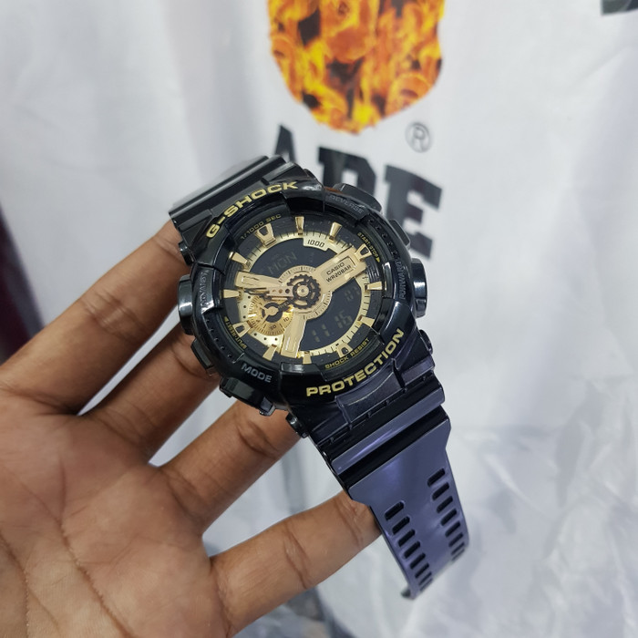 JAM TANGAN G-SHOCK GA-110GB GSHOCK GA110 SECOND MULUS