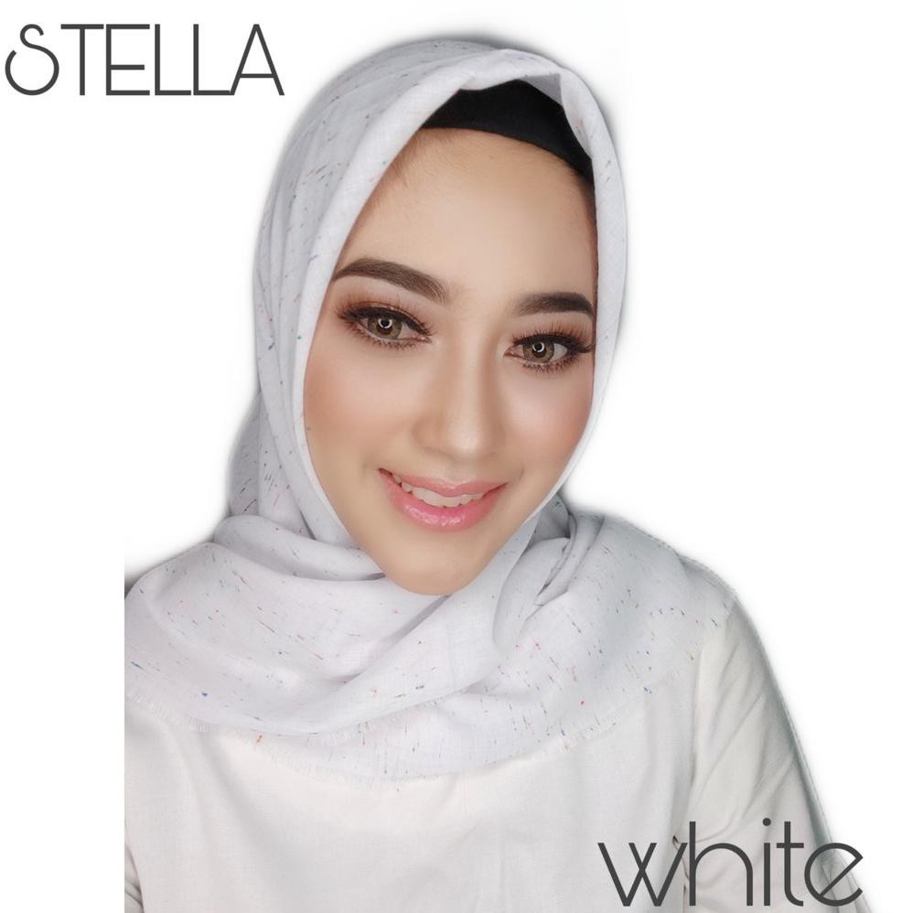 Jilbab / Hijab ANSANIA SAUDIA Rawis Segiempat / Square / Katun Premium STELLA